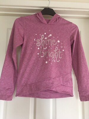 Mädchen, Brandneu ohne Etikett, Matalan, Pink, ''''Shine Bright'''', Kapuze,, Sport Top. Alter 10/11 Jahre