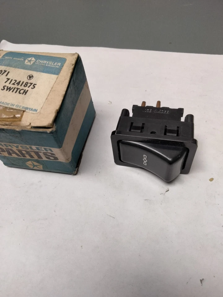 Interruptor soplador Mopar/Rootes NOS 71 Plymouth Cricket (tipo 159 SA) Foto 3 de 3