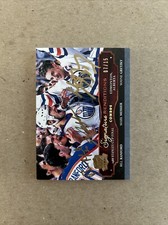 2013-14 Upper Deck The Cup Ranford Messier Gretzky Gold Ink Auto Card #d 7/15