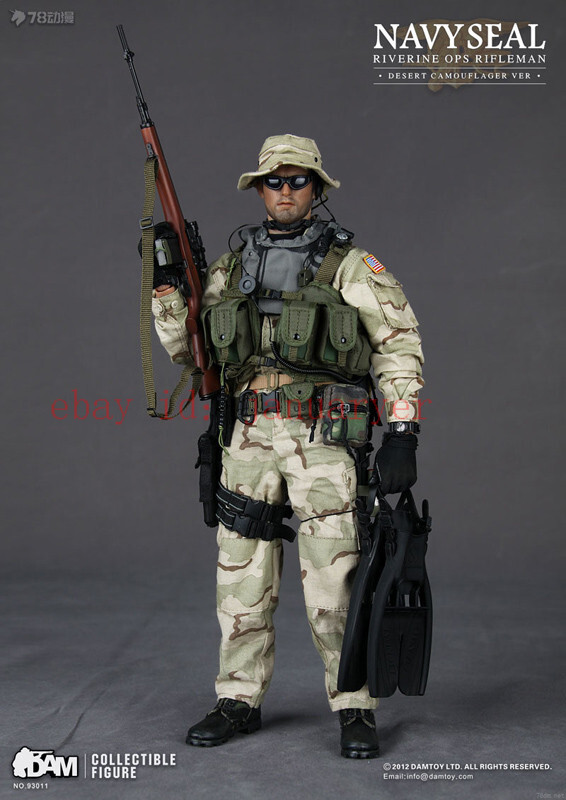 ミリタリー DAMTOYS NAVY SEAL INE OPS RIFLEMAN Perfect Damtoys 93011 Navy Seal Riverine Ops Rifleman Action