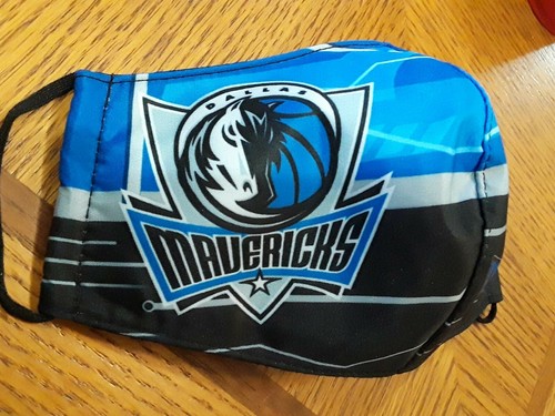 10 maschere viso Mavericks 3 strati cucite con filtro Dallas squadra sportiva basket - Foto 4 di 6