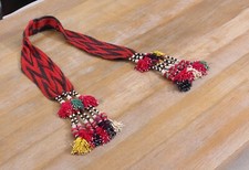 Tassel Segusha Belly Dance Hair Piece Uzbek 3.54" x 50.39" FAST Shipment 15538