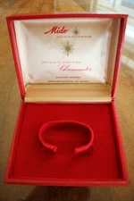 OEM COSC VINTAGE RED & GOLD MIDO WATCH DISPLAY STORAGE BOX CASE FOR ALL MODELS