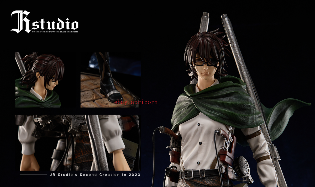 JR Studio 1/4 Attack on Titan Hange Zoe Statue Figure Resin Model