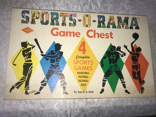 NOS Rare 1965 WARREN Built-Rite #2003 SPORTS-O-RAMA 4 Board Game CHEST Unplayed - Picture 11 of 15