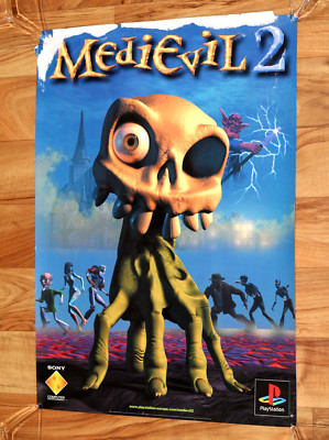 Press Kit Medievil 2 Pour PlayStation 1 - Rare - Boîtier Complet, Très Bon état