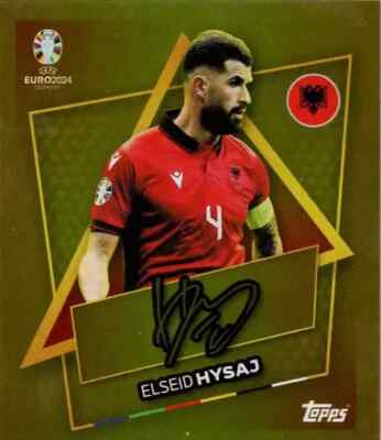 TOPPS UEFA EURO 2024 STICKER POR SP BERNARDO SILVA PORTUGAL STAR GOLD SIGNATURE