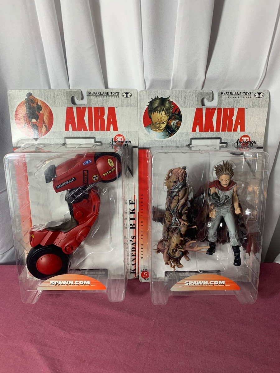 AKIRA McFARLANE TOYS 鉄雄 Akira Action Figures Lot TETSUO & MOTORCYCLE McFarlane Toys