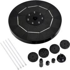 Solar Floating Fountain Pump 3.5W Led Colorful Solar-Powered Aerator for Pond Po