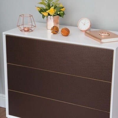 D-C-FIX METALLIC GEBÜRSTET BRONZE SELBSTKLEBENDE VINYLFOLIE 1,5mX67,5cm
