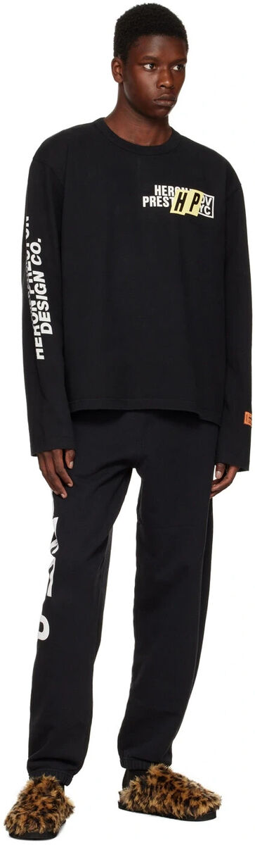 Heron Preston L100410 Mens Black/White Style Lounge
