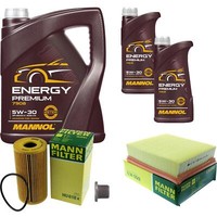 Mann Inspektionspaket 7 L Mannol Energy Premium 5W-30 FüR Renault Espace IV 2.0