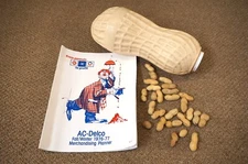 NOS AC Delco " Working For Peanuts " Promo Dealer Dealership Station Dealer OK