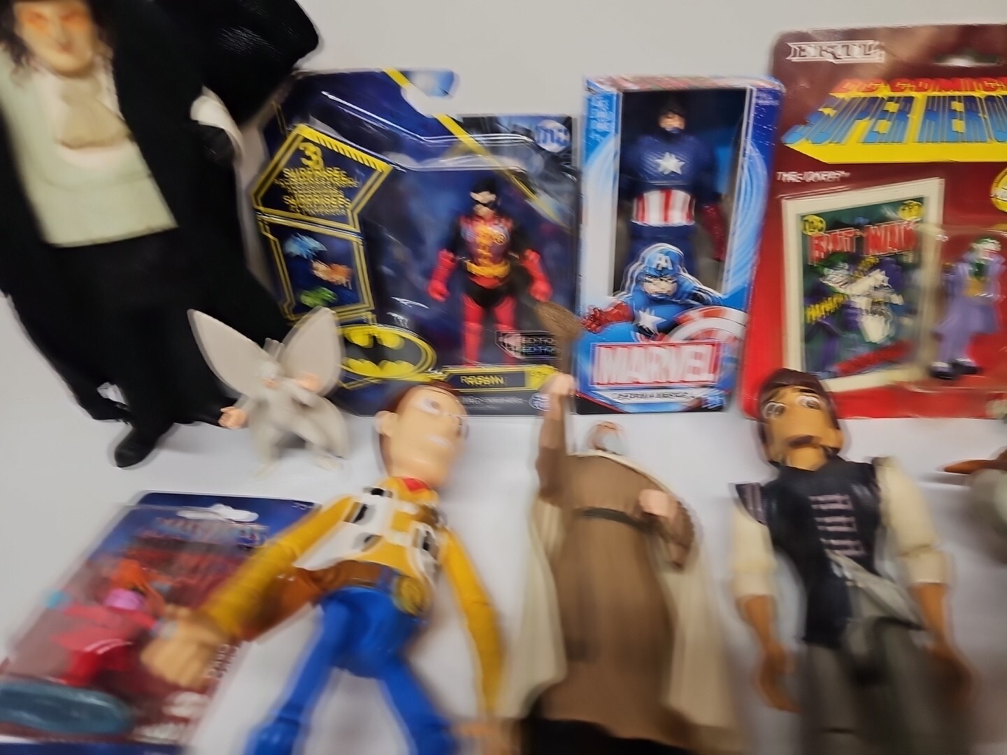 Vintage to Current Action Figure & Vehicle Lot Of 45 Reseller Bulk Lot