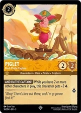 Lorcana Piglet - Pooh Pirate Captain (16/228) Into the Inklands LP