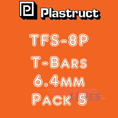 T-BARS SECTIONS Sortiment Styrol ABS Kunststoff Polystyrol TFS PLASTRUCT