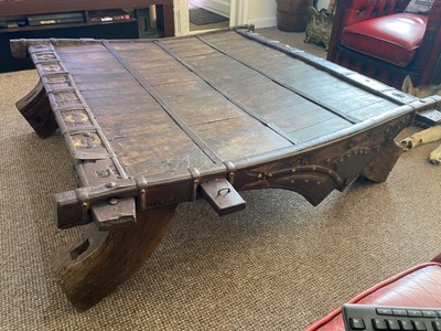 Rare Antique Ornate Camel Cart Coffee Table Solid Wood Oak Rustic - Camel Cart Coffee Table Rare Antique Ornate Camel Cart Coffee Table Solid Wood Oak Rustic - Camel Cart Coffee Table