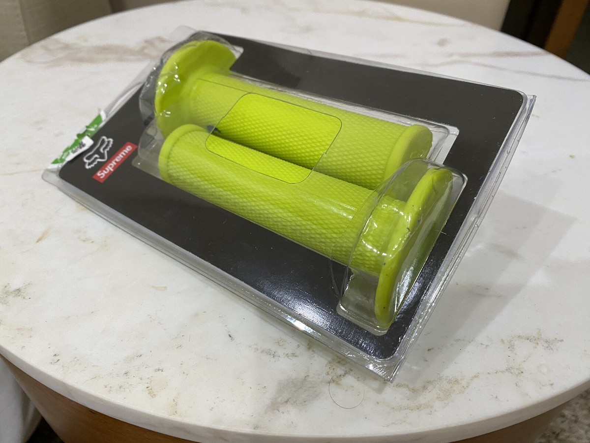 GENUINE x SUPREME FOX RACING MOTO HAND GRIP YELLOW MOTO HAND