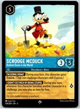 154 Scrooge McDuck - Richest Duck in the World 2024 Disney Lorcana Inklands