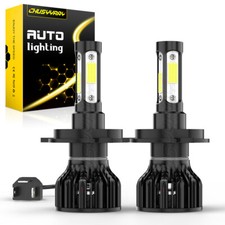 2x H4 9003 Led Headlight Bulbs 320w With Canbus 2-side Super Bright Hi-low Beam 2x H4 9003 Led Headlight Bulbs 320w With Canbus 2-side Super Bright Hi-low Beam