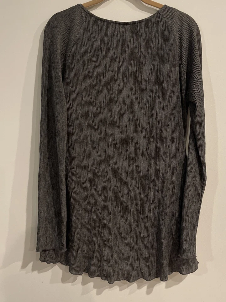 Чудо костюм чудо тела туника верхний размер M слой встроенный бак длинным рукавом серый - Изображение 2 из 2