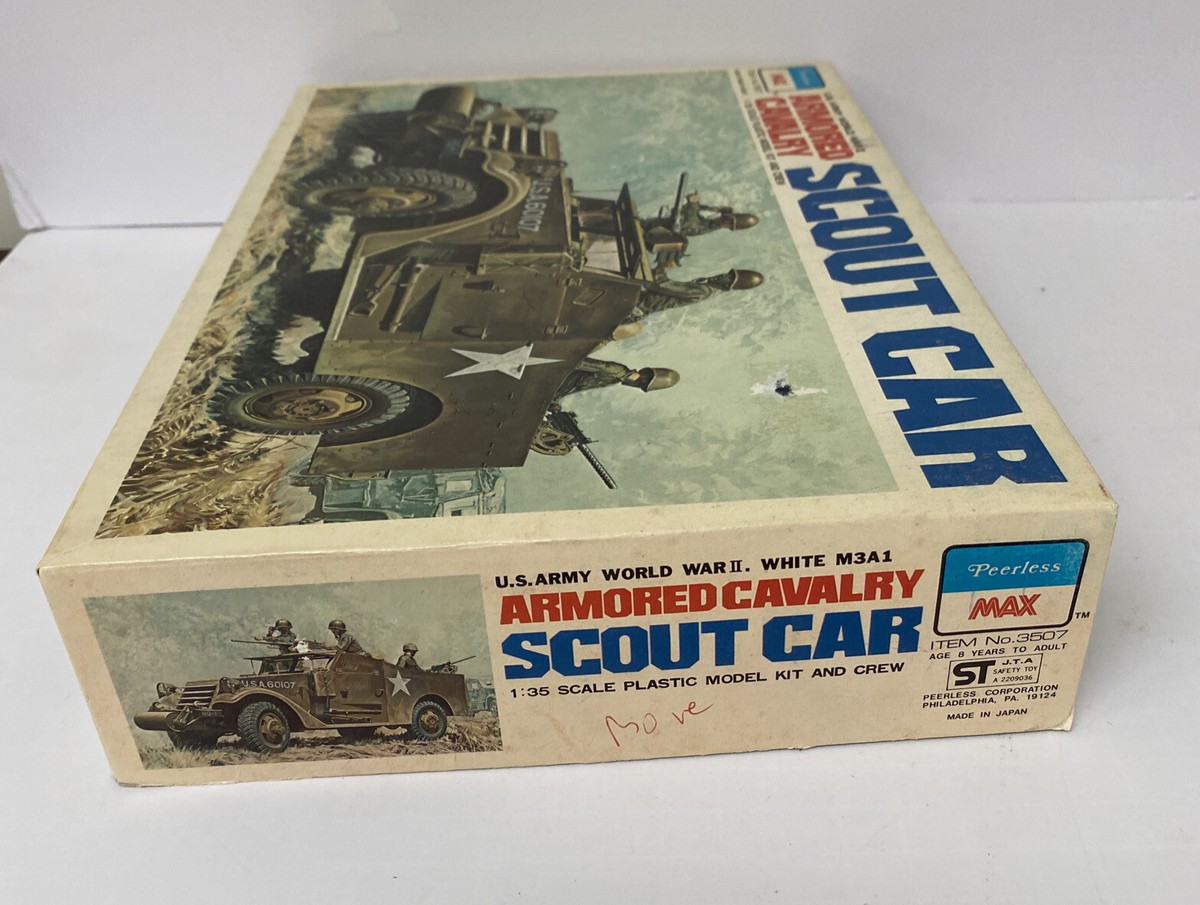 Peerless Max Armored Cavalry Scout Car 1:35 Scale Plastic Model