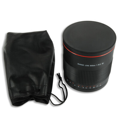900mm F8.0 Super Mirror Telephoto Lens for Canon Nikon Sony Olympus M43 Camera