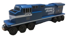 Wooden Whittle Shortline Railroad Conrail Operation Lifesaver C-44 Engine 1976