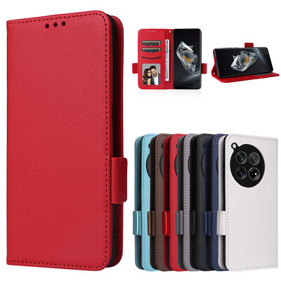 Flip PU Leather Stand Wallet Case For OnePlus 12R 11 9 Pro Nord N200 N100 N10 5G
