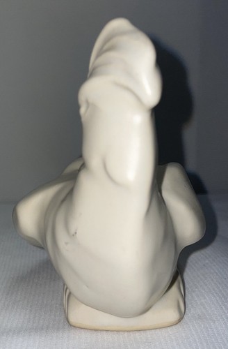 Vintage McCoy Semi Gloss White Long Tailed Pheasant Bird of Paradise Planter - Picture 3 of 11