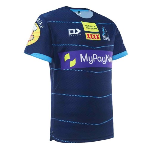 Gold Coast Titans 2023 NRL Mens Alternate Training Shirt Sizes S-7XL BNWT - Picture 4 of 4