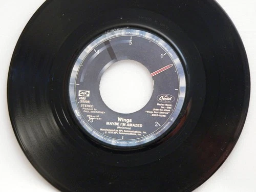Paul McCartney & Wings Maybe I’m Amazed Soily Capitol 4385 45rpm  (1977)
