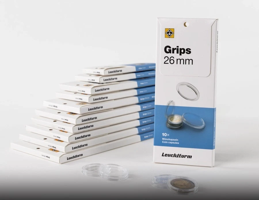 10 Capsules pour pièces de monnaie diamètre au choix de 14 à 41 millimètres - Photo 2/3