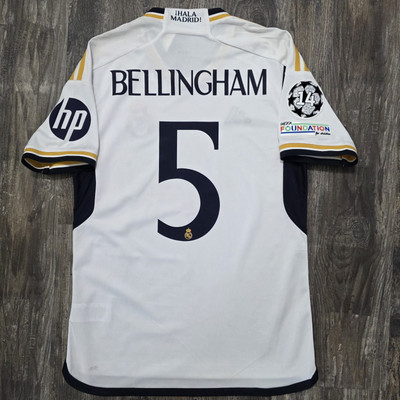 2024 Adidas Real Madrid Home Soccer Jersey Jude Bellingham Men S