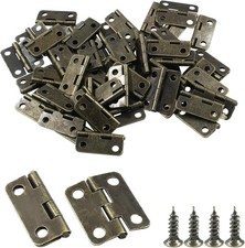 60Pcs Mini Hinges Jewelry Box Hinges Antique Bronze Decorative Hardware DIY