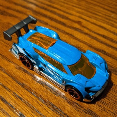 Super Blitzen (Turquoise) - Track Builder - Hot Wheels Basic Loose (2019)
