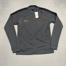 Nike Academy Pro Woven Jacket Women's Medium Gray Full Zip Dri FIT BV6932 010