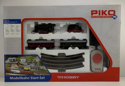 PIKO H0 57110 Modellbahn Start-Set Personenzug Komplett + 4 Extra Schienen OVP  