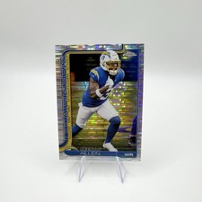 2025 Topps Chrome Football - Keen Allen - # 155 Pulsar Refractor Chargers