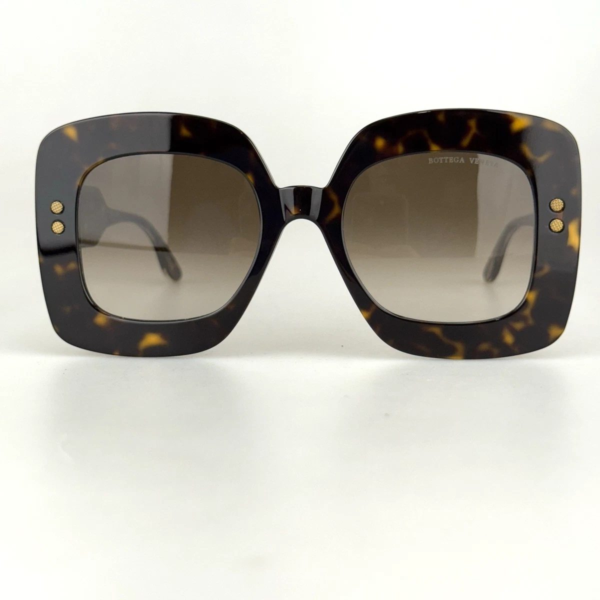 Bottega Veneta Brown Square Sunglasses for Women for sale | eBay display picture 1