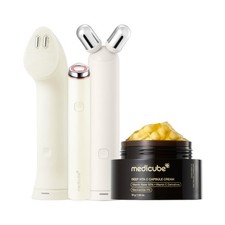 medicube Cleanse, Contour & Clear Set: Mini Booster Pro Plus Full Facial...