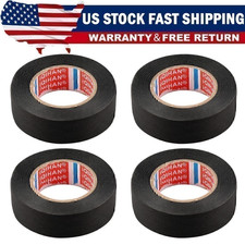 4pcs Cloth Tape Wire Electrical Wiring Harness Car Auto SUV truck 19mm 15m NEW