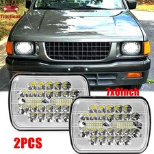 Fit Isuzu Pickup I-mark Pair 7x6 5x7 Inch Led Headlights Chrome Hi-lo Beam Dot
