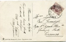 (B3857) c.ill. annullo AMB. BRENNERO TRENTO del 1926 aff. per Treviso