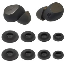 Replacement Ear Tips for Jabra Elite 10, XS/S/M/L Silicone Earbuds Tips