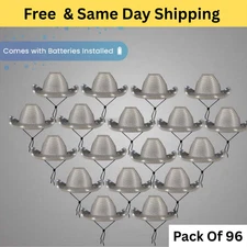 Party Glowz LED Cowboy Hats - Cowgirl Bulk Light Up Western Hats Wholesale