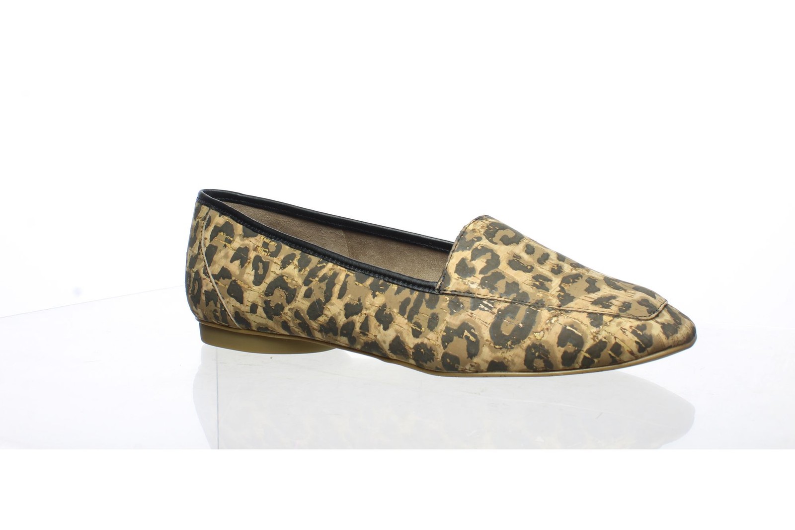 Donald J Pliner Womens Deedee Leopard Cork Loafers Size 5.5