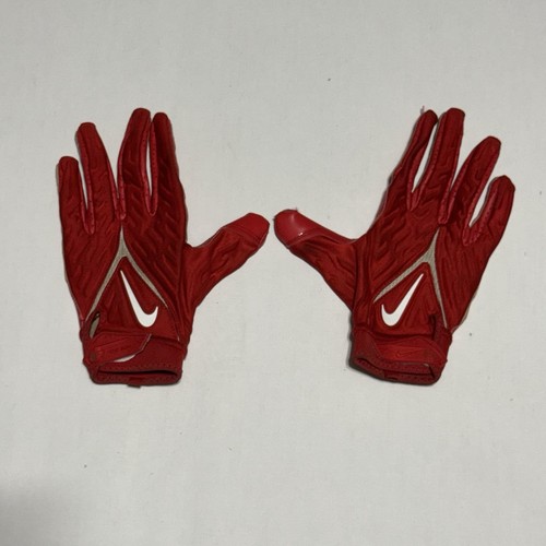 Nike Superbad 6.0 Football Gloves Team Red/White Men Size XL - PLEASE READ