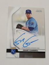 Grant Gambrell Kansas City Royals 2020 Bowman Sterling Certified Autograph Card