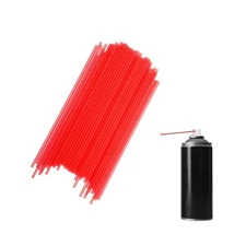 4.7 Inch Spray Can Nozzle Replacement Straws, Ymapinc 100Pcs Red Paint Nozzle...